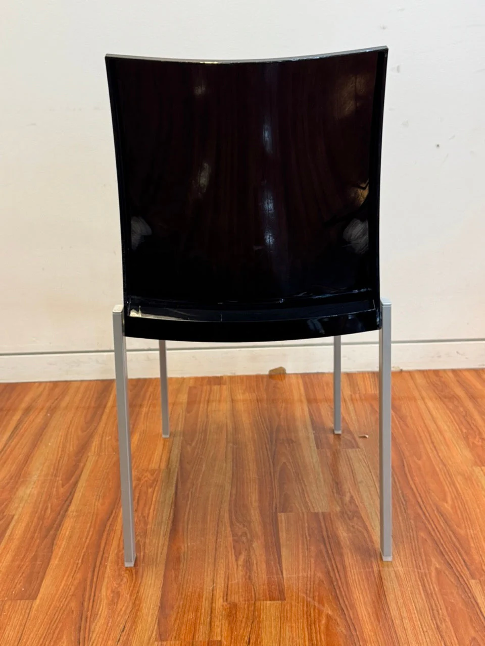 Amanda Chair for Bonaldo, Black Polycarbonate with metal legs - Image 3