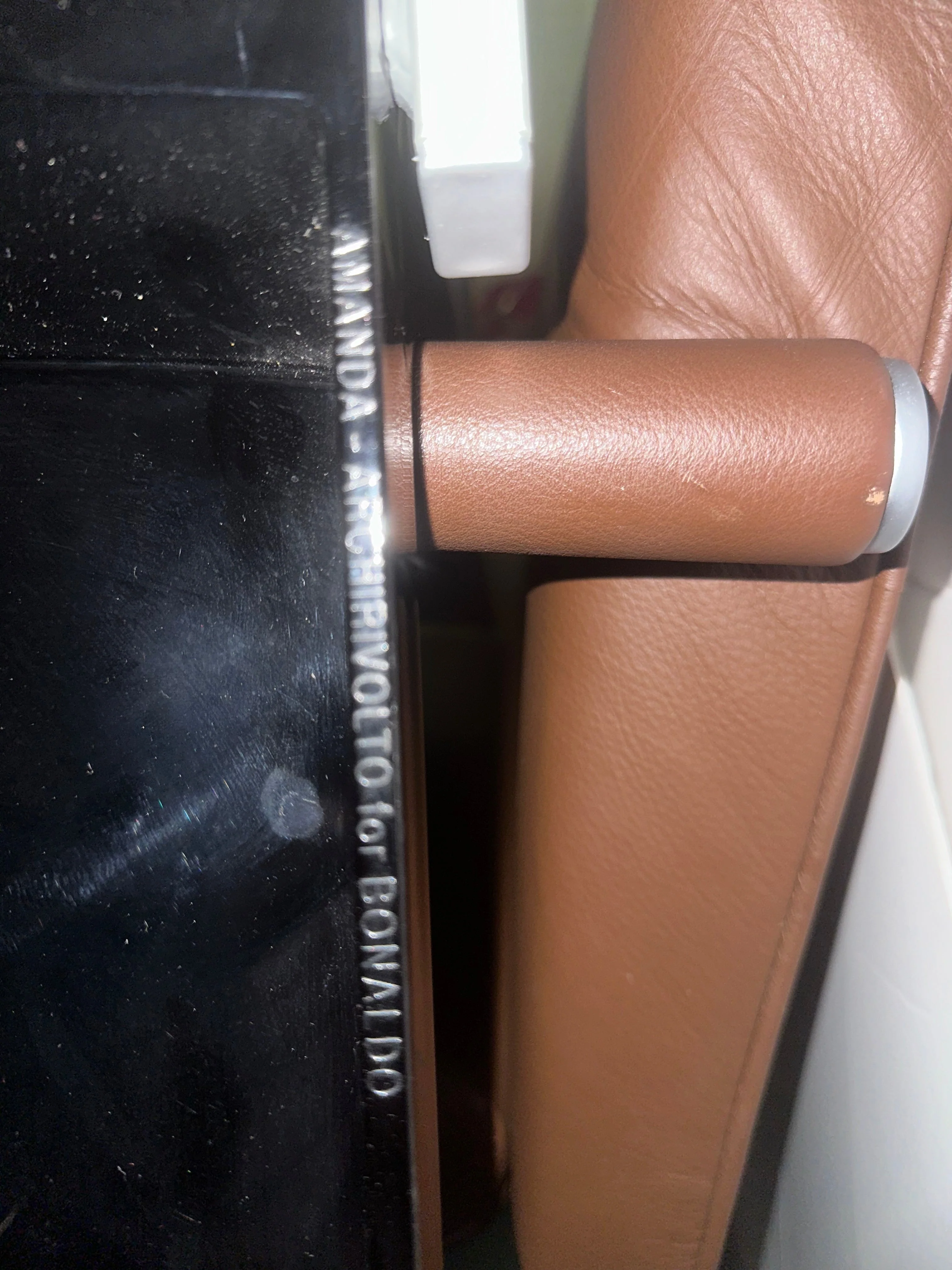 Amanda Chair for Bonaldo, Black Polycarbonate with metal legs - Image 4