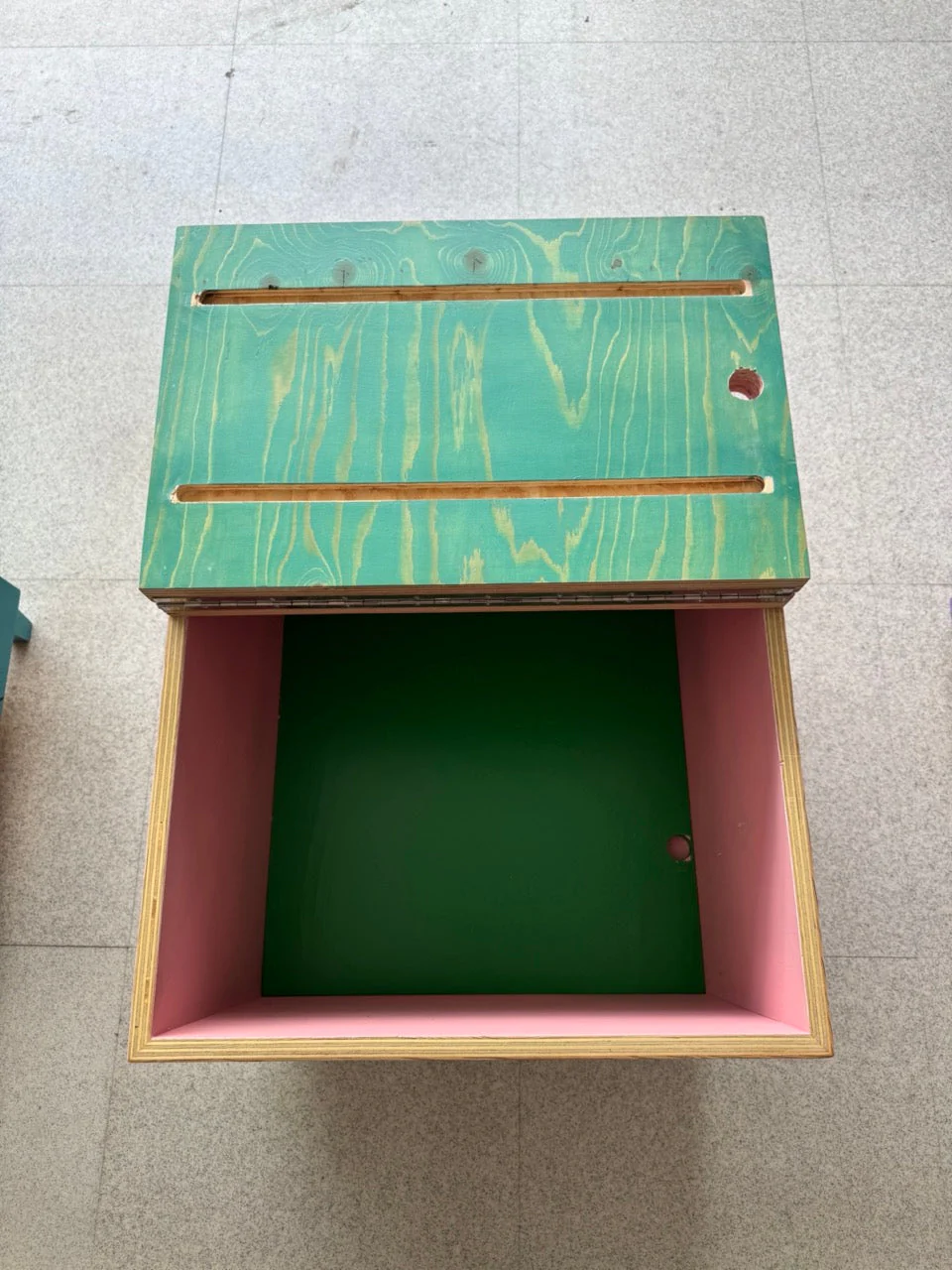 Bespoke Cube Colour Blocked Ply Wood Storage Units - set of 6 - Image 3