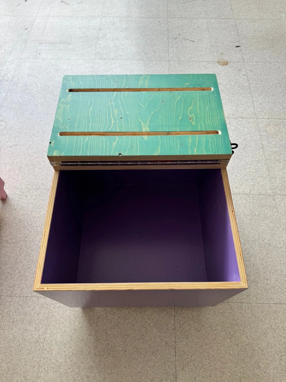 Bespoke Cube Colour Blocked Ply Wood Storage Units - set of 6 - Image 4