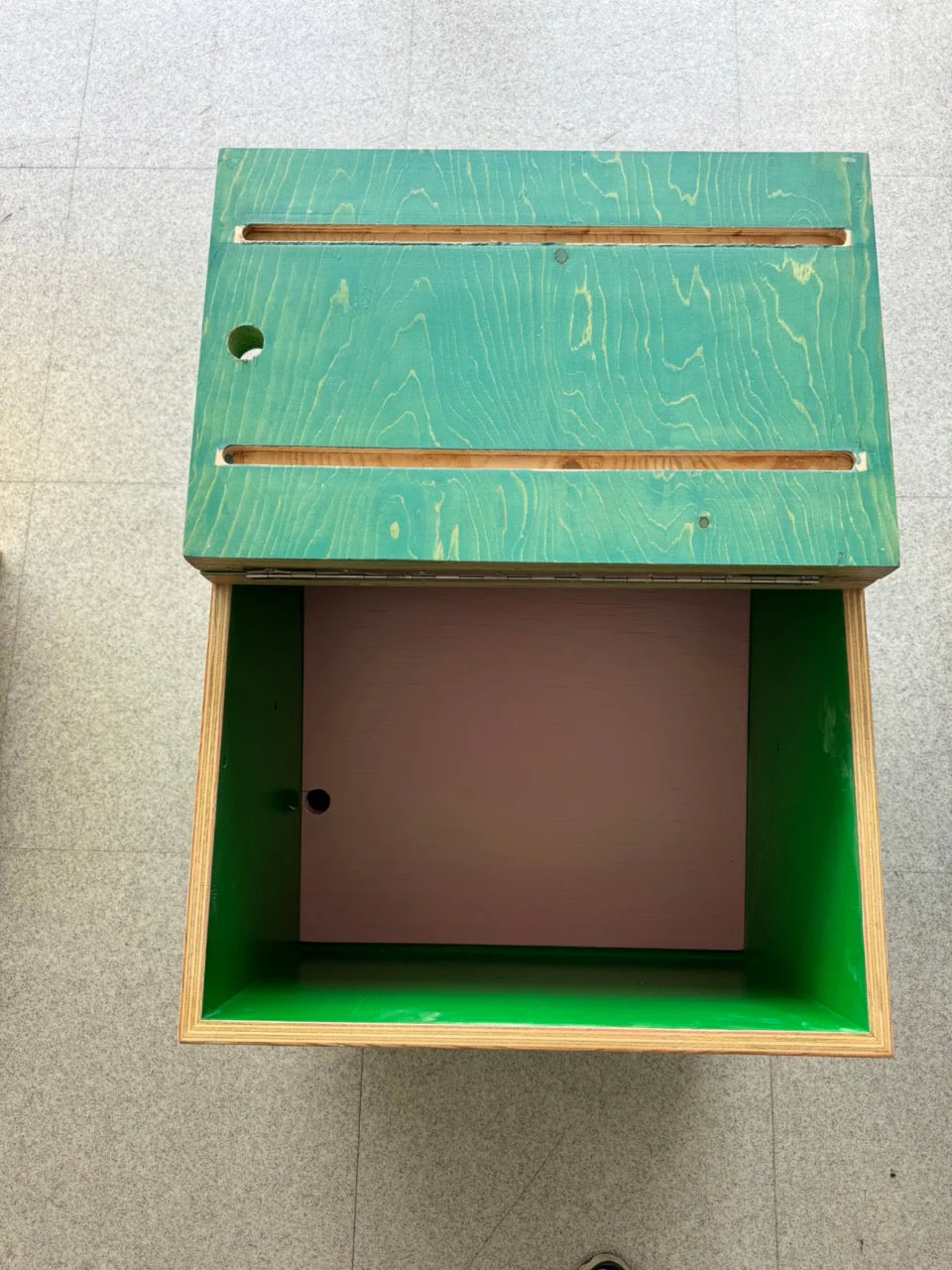 Bespoke Cube Colour Blocked Ply Wood Storage Units - set of 6 - Image 5