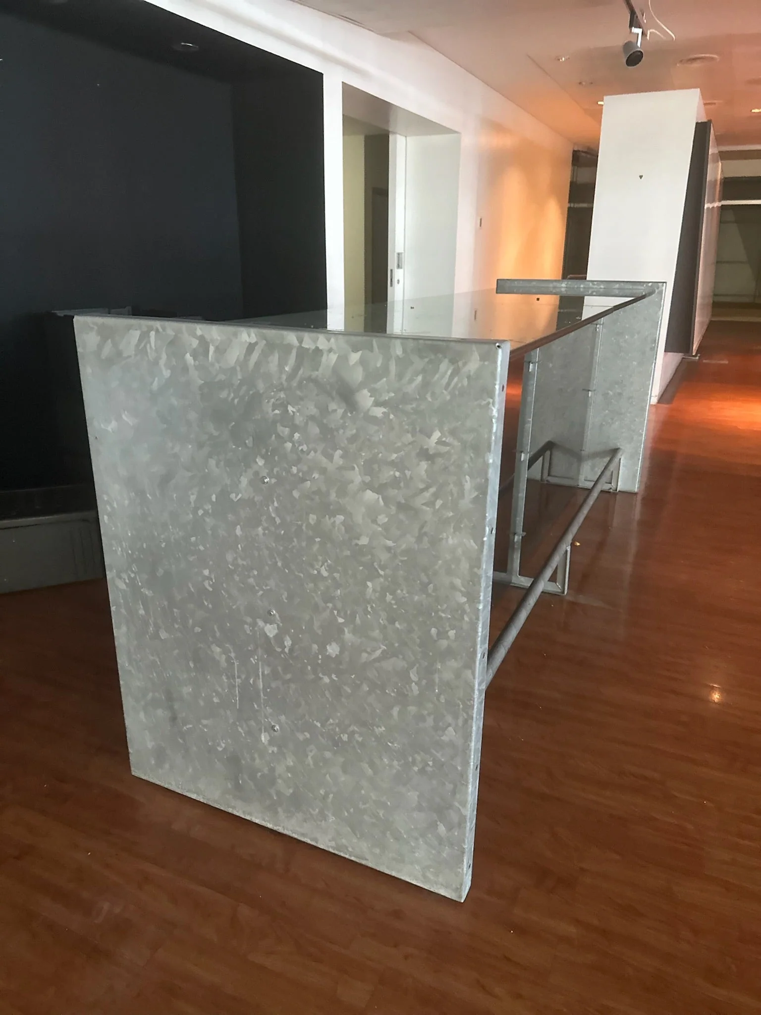 Bulo Galvanized Steel Reception Desk - Image 3