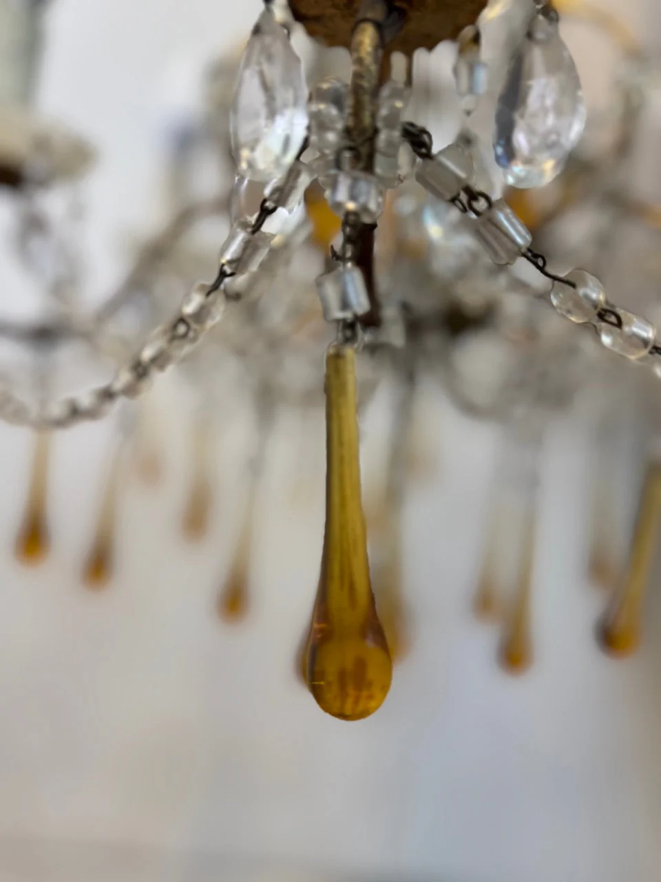 Crystal Chandelier - amber - Image 2