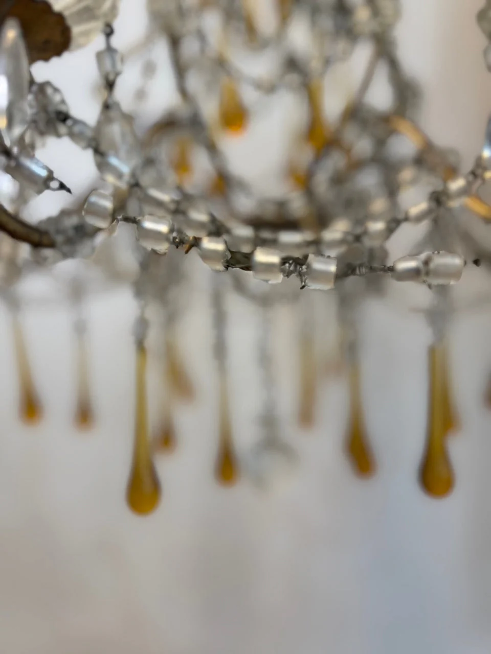 Crystal Chandelier - amber - Image 3