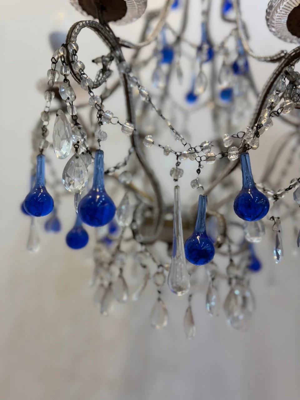Crystal Chandelier - Blue - Image 2