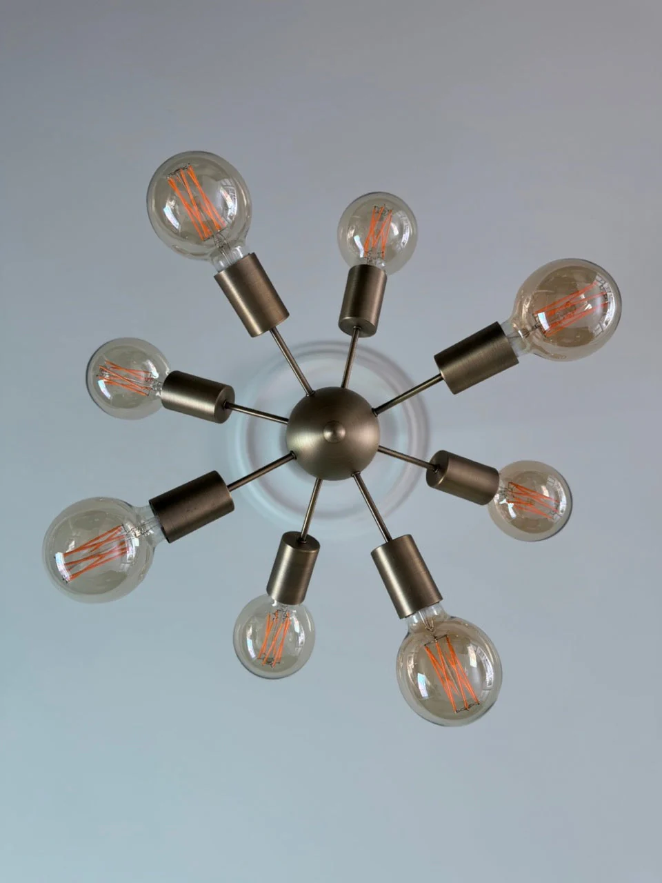 Heals Mega Junction Chandelier 12 Light Satin Nickel - Image 3