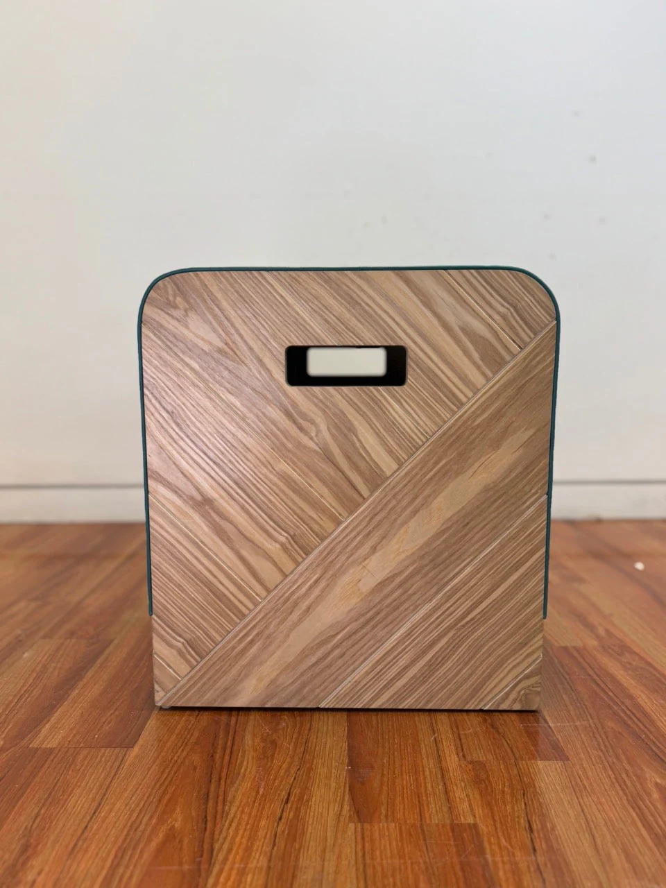 Wooden bespoke stools with stud detail - Image 11