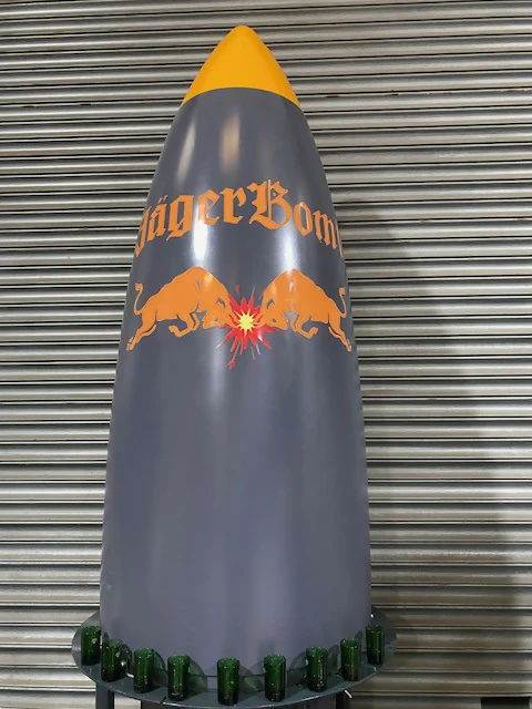 Bomb Bar ( Yes its a bar made from a bomb nose cone ! ) - Image 7