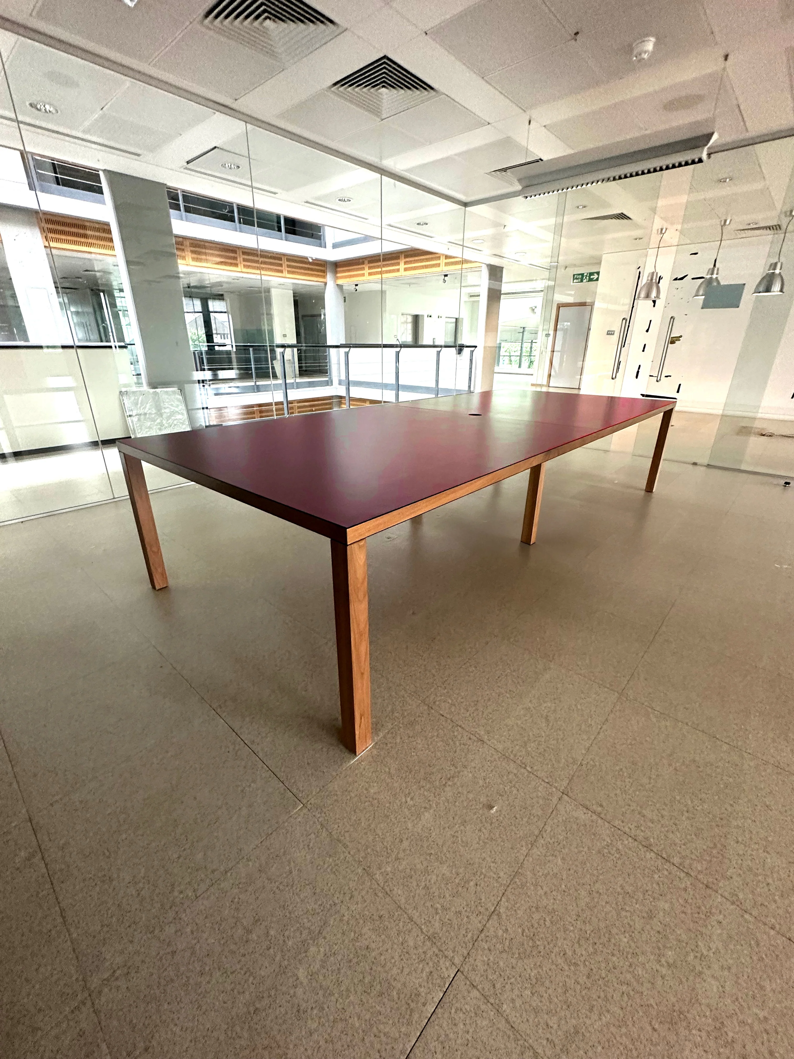 James Burleigh bespoke boardroom / meeting table - Image 3