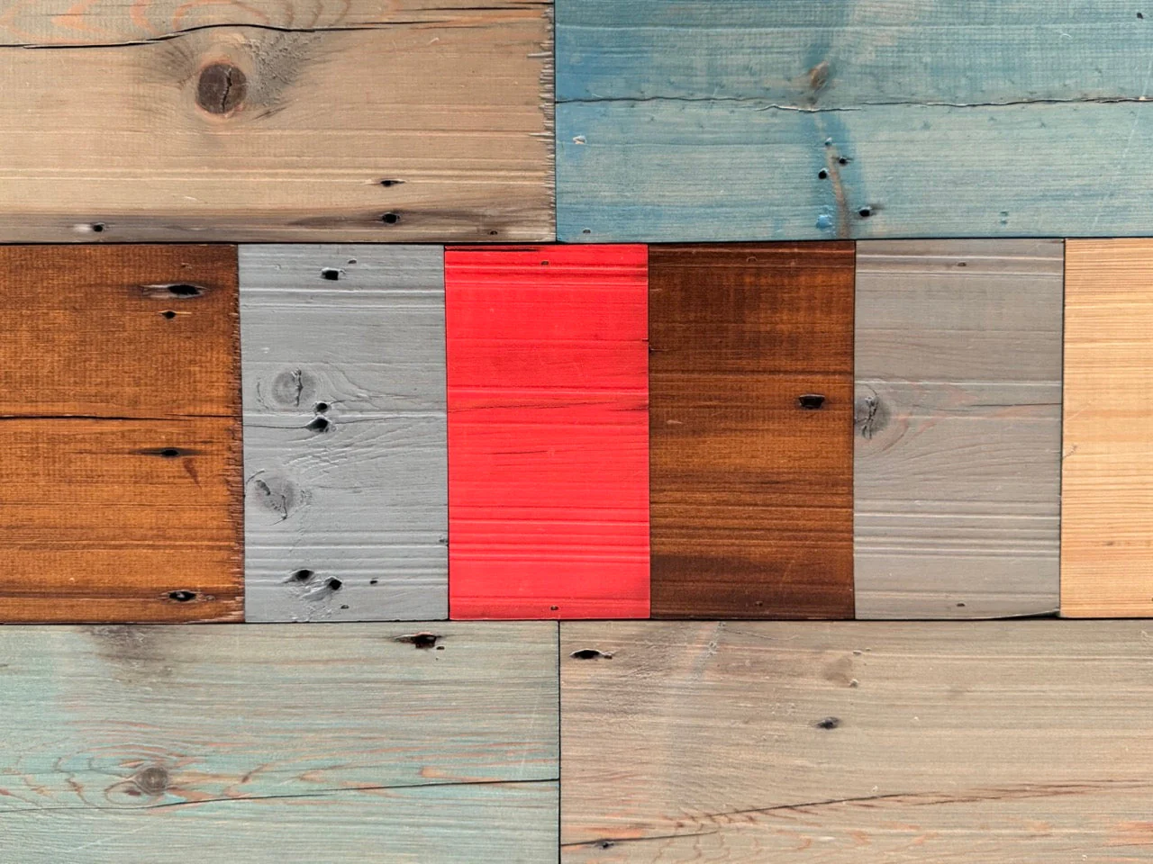 Reclaimed wood meeting table - Image 6