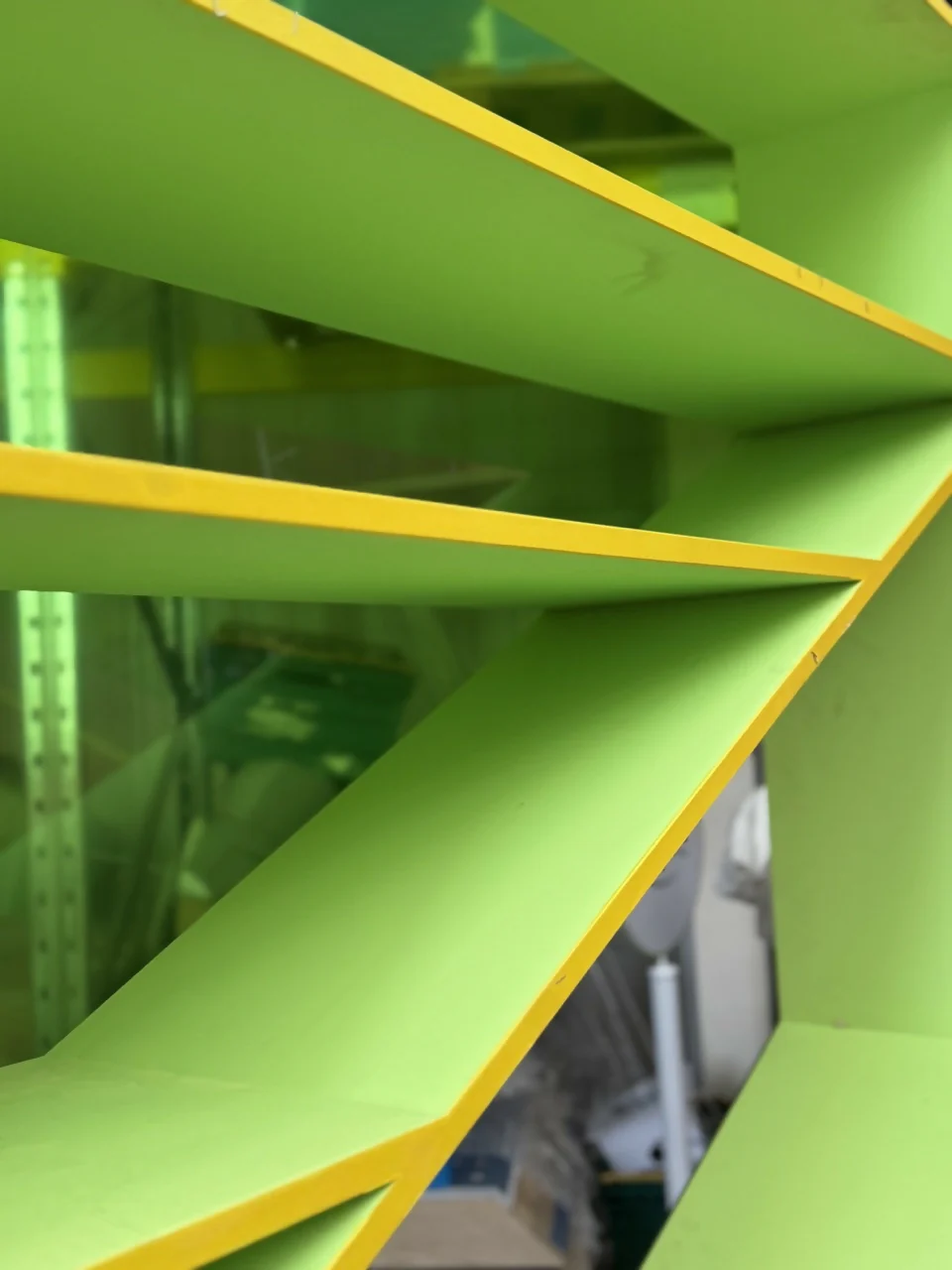 Designer shelves x2. Pink & Yellow + Green & Yellow - Image 3