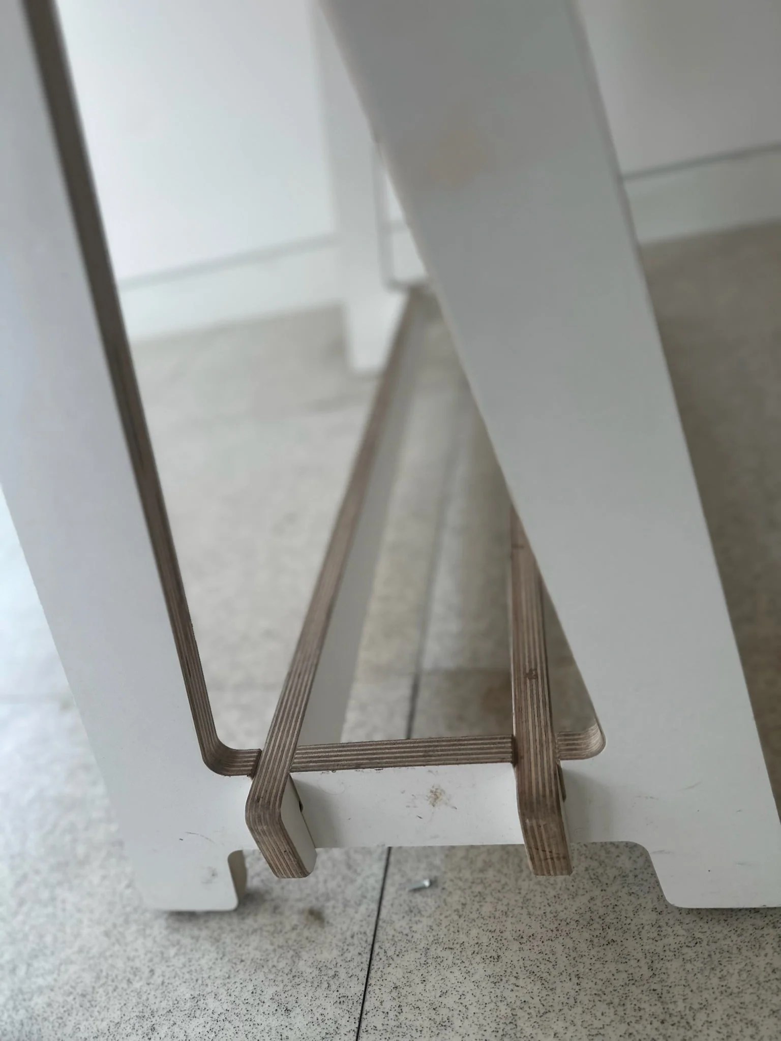Unto This Last trestle table - Image 4