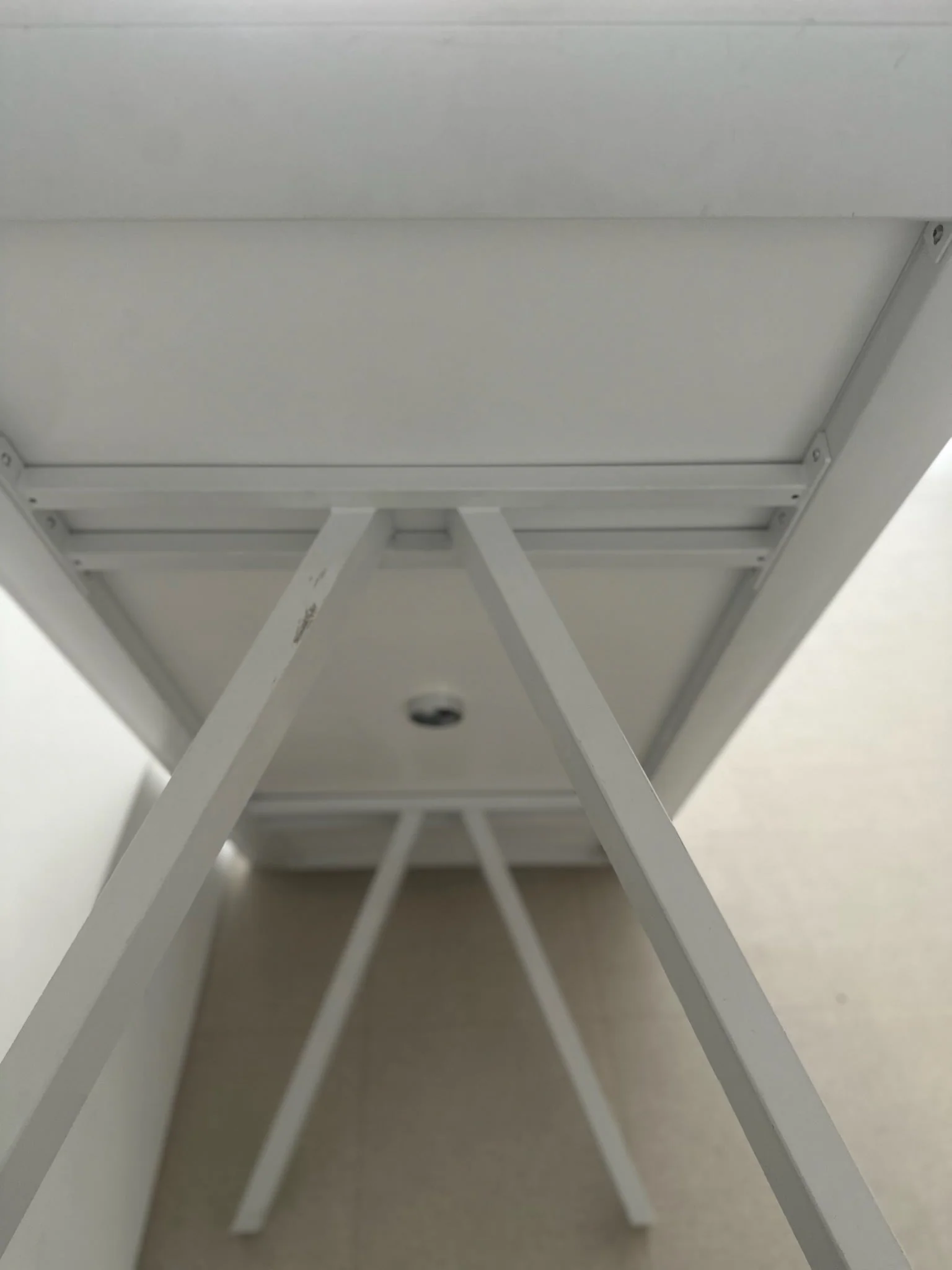 Unto This Last trestle table - Image 5