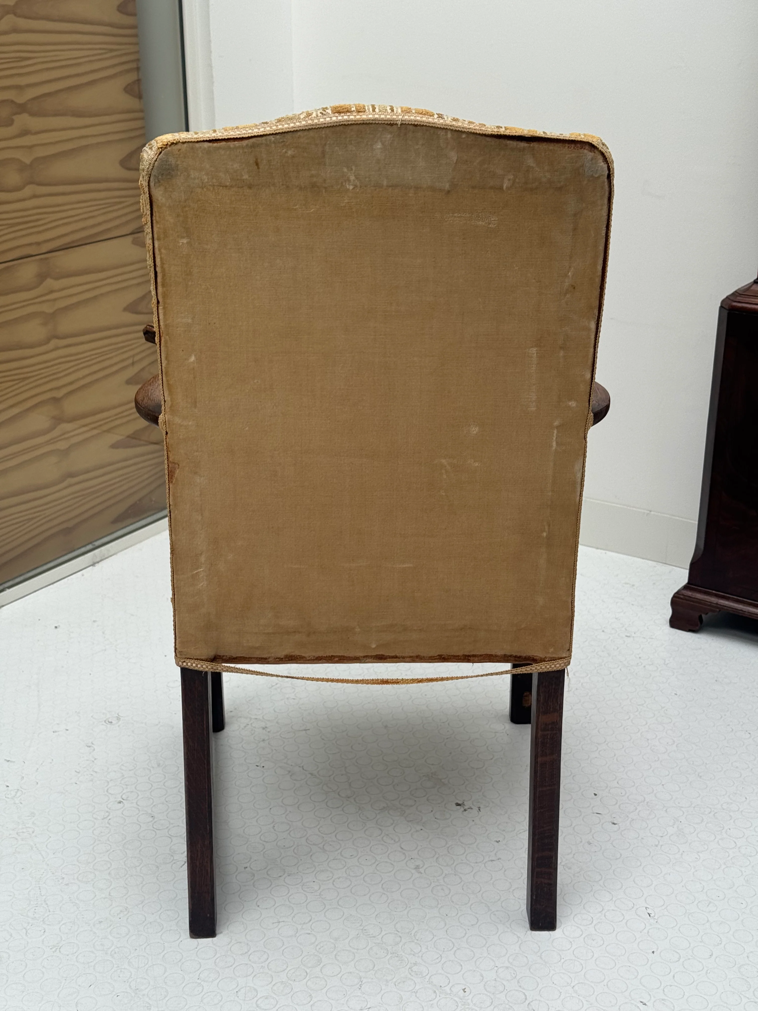 Victorian Armchair with Lion Paw Armrests - Image 7