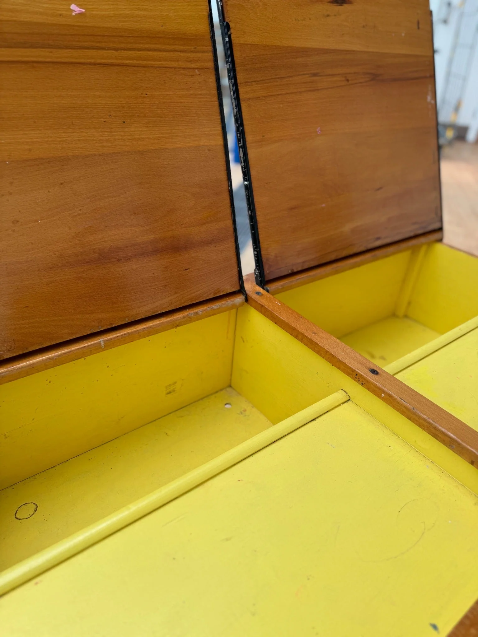 Vintage Painted School Desk - Image 3