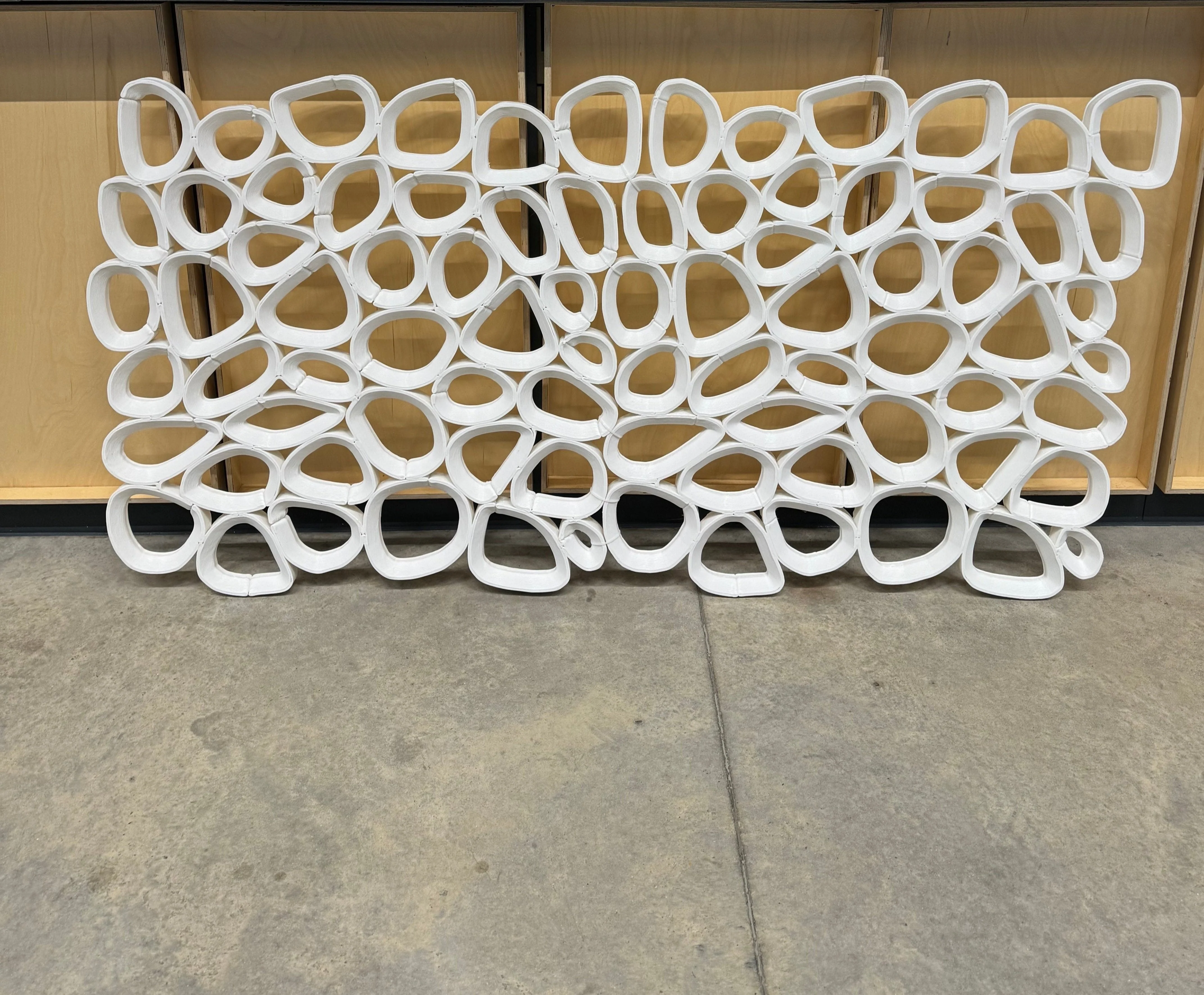 Voronoi 3D Printed Wall Art - Made from Sugarbeet - Image 3